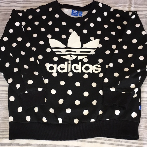 adidas Sweaters - Adidas polka dots sweater